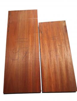 1x Padouk Holz Paduk Korallenholz 78x33cm x 48mm #78 