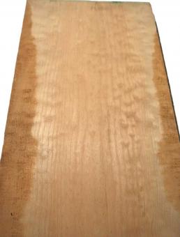 1x Muschel Ahorn quilted maple Tonholz 77x33-34cm x 48-50mm 