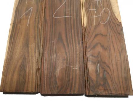 1x Palisander Holz ostindisch Sonokeling 70x16-17cm x 38-42mm #70 