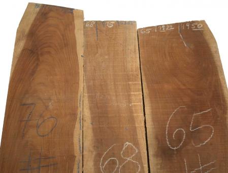 1x Palisander Holz ostindisch Sonokeling 65x19-22cm x 49-50mm #65 