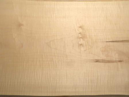 1x Ahorn Riegel Ahornholz Maple Curly 90x40-42cm x 23mm 