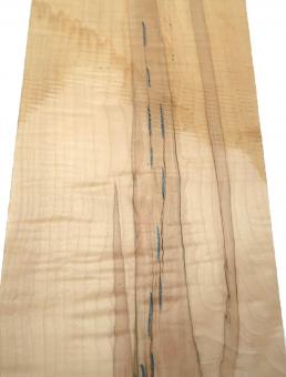 1x Ahorn Riegel Ahornholz Maple Curly 82x23,5cm x 23mm 