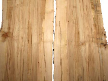 1x Ahorn Holz Brett Ambrosia Maple 90x39-43cm x 39mm #90 