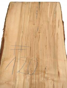 1x Ahorn Holz Ambrosia Maple 120x53-55cm x 37-39mm 