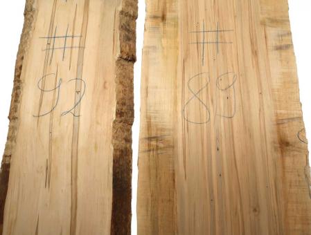 1x Ahorn Holz wildes Maple 89x38-42cm x 36-38mm #89 