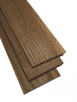 10x Eiche Holz Räuchereiche Brett 51x7,4cm x 4mm COLORI 