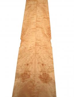 Muschel Maser Furnier Ahorn Quilted Maple 153x18-20cm 2 Blätter 