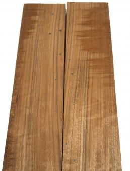 2x Amazakoue Holz Mutenje 91x12cm x 35-36mm #T1 