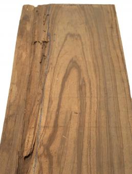 1x Zebrano Holz Zebrawood 115x40cm x 69-71mm 