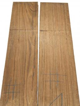 1x Amazakoue Holz Mutenje 124x16,5-17cm x 34-37mm #2 