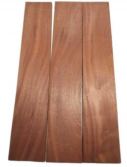 3x Mahagoni Holz Brett Massivholz DIY 91x16,5cm x 22-23mm #K1 