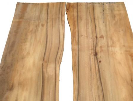 2x Tepa Holz Edelholz 131x31-40cm x 8-11mm 