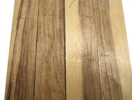 2x Black Limba Holz Frake Ofram 112x13,5-14,5cm x 48mm #1 
