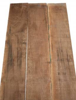 3x Walnussholz Nussbaumholz 102x15,5cm x 26-27mm #K2 