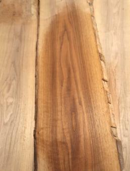 3x Walnussholz Nussbaumholz 103x19-24cm x 18mm #J8 