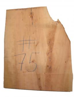 1x Birnbaumholz Birnenholz 75x40-58cm x 49-50mm #75 