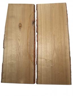 2x Sassafras Holz Brett Edelholz 79x28-32cm x 23mm 