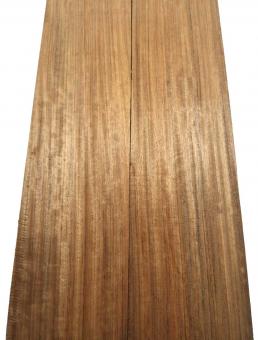 2x Amazakoue Riegel Holz Mutenje Curly 92x15,5cm x 35-36mm 