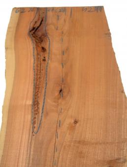 1x Zwetschge Holz Zwetschke 62x22-27cm x 42-44mm 