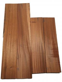 2x Tigerwood Boire Holz Amouk 72x13cm x 48mm #72 