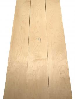 3x Ahornholz Ahorn Holz Brett 91x14cm x 24mm #E9 