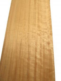 1x Movingui Holz Riegel Satinwood Curly 115x29cm x 22mm 