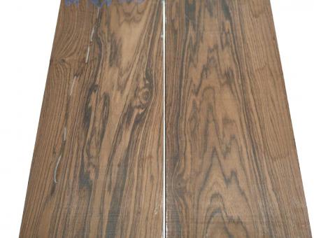 2x Louro Preto Holz Ziricote Ersatz 61x14,4cm x 20mm 