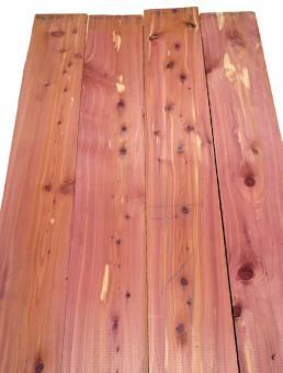 1x Aromatische Rotzeder Zeder Holz 134x15cm x 50mm 