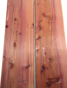 1x Aromatische Rotzeder Zeder Holz 136x19cm x 50mm 