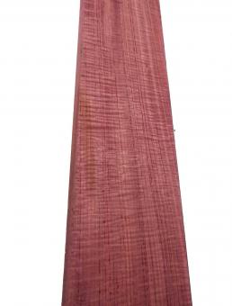 Amarant Riegel Holz Purpleheart Curly 123x15,5cm x 25mm #A2 