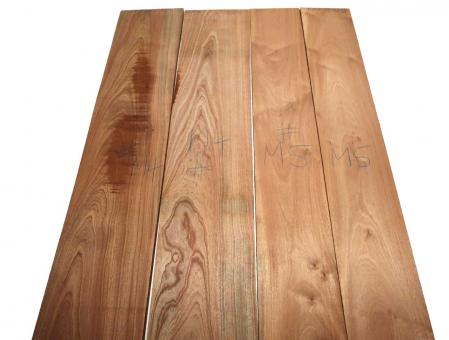 2x Mahagoni Holz Brett Massivholz DIY 138x21-22cm x 23mm #M5 