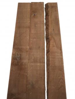 3x Walnussholz Nussbaumholz 92x12,5-13cm x 26-27mm #P3 
