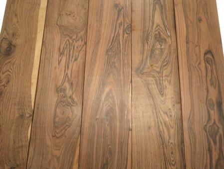 1x Louro Preto Holz Ziricote Ersatz 123x15cm x 21-22mm #N2 