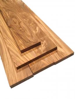 2x Olivenholz Brett gehobelt 92x9,5cm x 17mm FEHLERFREIE Qualität 