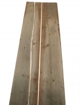 3x Altholz Brett recyceltes Holz 144x7-24cm x 20mm 