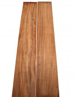 2x Tigerwood Holz Goncalo Alves 91x15cm x 22mm #T3 