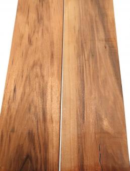 2x Tigerwood Holz Goncalo Alves 91x15cm x 21-22mm #T4 