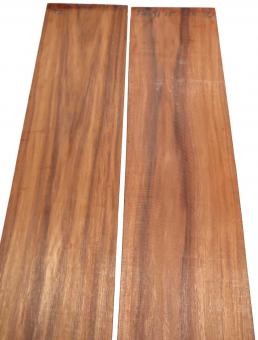 2x Tigerwood Holz Goncalo Alves 91x15cm x 22mm #T2 