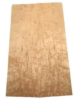 Birke Maser Holzfurnier Maserbirke 79x23-24cm 2 Blätter 