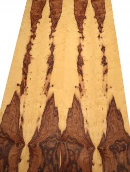 Palisander Furnierholz wild Rosewood  276x18-20cm 6 Blätter 