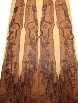 Palisander Furnierholz wild Rosewood 271x19-20cm 5 Blätter 