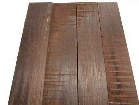 1x Wenge Holz Wengenholz DIY 77x12cm x 46-47mm #4 