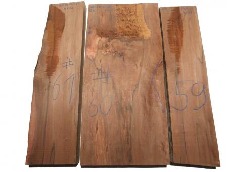 1x Tineo Holz Indischer Apfelbaum 50x14,5cm x 40-46mm #59 