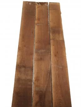 3x Walnussholz Nussbaumholz 102x11,5-13cm x 26-27mm #V4 