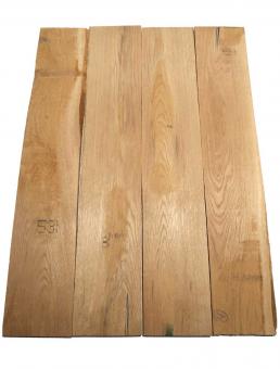 4x Eichenholz Brett Eiche Holz 94x16,5-17cm x 24mm 