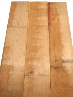 3x Kirschbaum Holz Kirschholz 102x20cm x 22-23mm #L5 