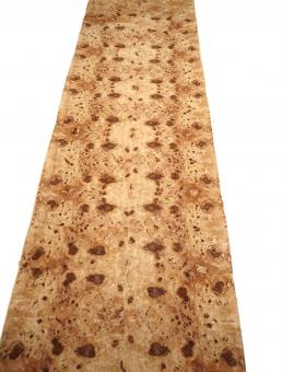 Pappel Maser Wurzelholz dünnes Furnier 251x60-62cm 1 Blatt #8 