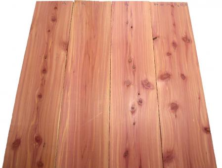 2x Aromatische Rotzeder Zeder Holz 84x20cm x 24mm #D4 