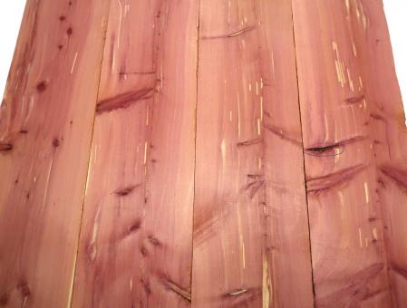 2x Aromatische Rotzeder Zeder Holz 84x25cm x 24mm #D2 