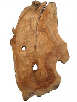 1x Oliven Wurzelholz Olivenbaum Holz f Epoxid 62x16-34cm x 15mm 